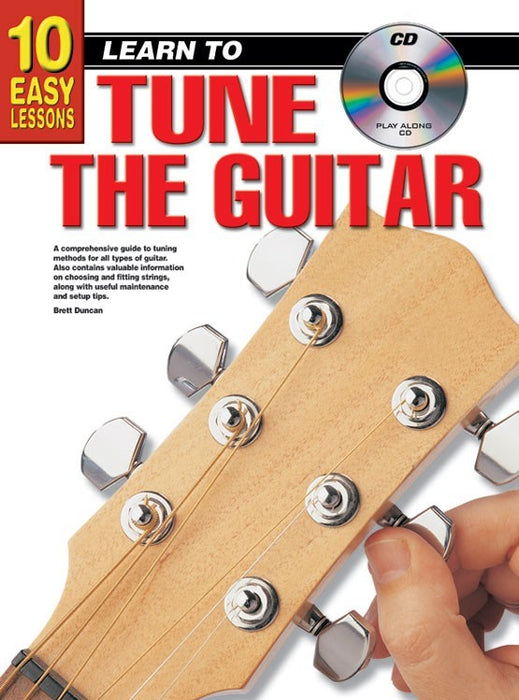 10 Easy Lessons Learn To Tune Guitar Book/CD