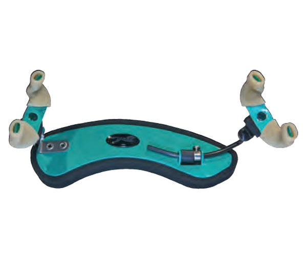 Wolf Forte Secondo Coloured Shoulder Rest for Violin in Green Emerald (1/4 - 1/2)