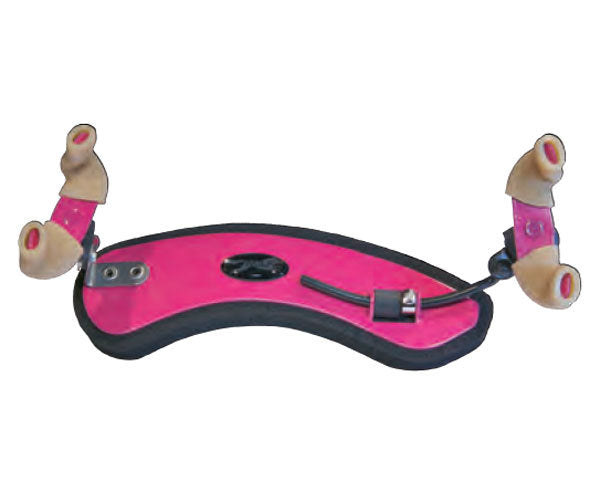 Wolf Forte Secondo Coloured Shoulder Rest for Violin in Pink Sparkle (1/4 - 1/2)