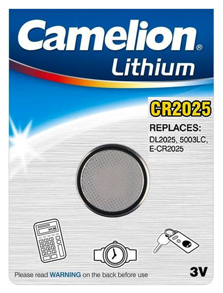 TOSHIBA CAMELION CR2025 3V CELL BATTERY