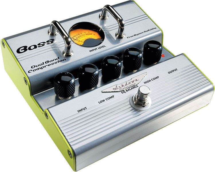 Ashdown Dual Band Compression Pedal For Bass w/ True Bypass Switching
