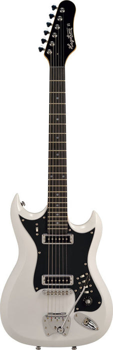 Hagstrom H-II Retroscape Guitar in White Gloss w/ Case
