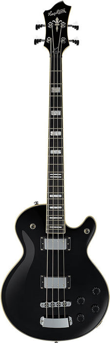 Hagstrom Swede Bass Guitar in Black Gloss w/ Case