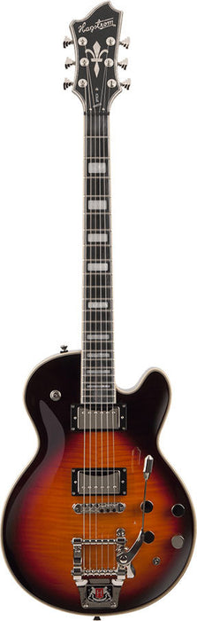 Hagstrom Tremar Super Swede Guitar in Vintage Sunburst Gloss w/ Case