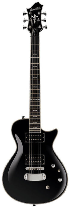 Hagstrom Ultra Swede Guitar in Black Gloss w/ Case