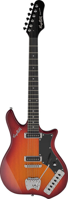 Hagstrom Impala Retroscape Guitar in Cherry Sunburst Gloss w/ Case