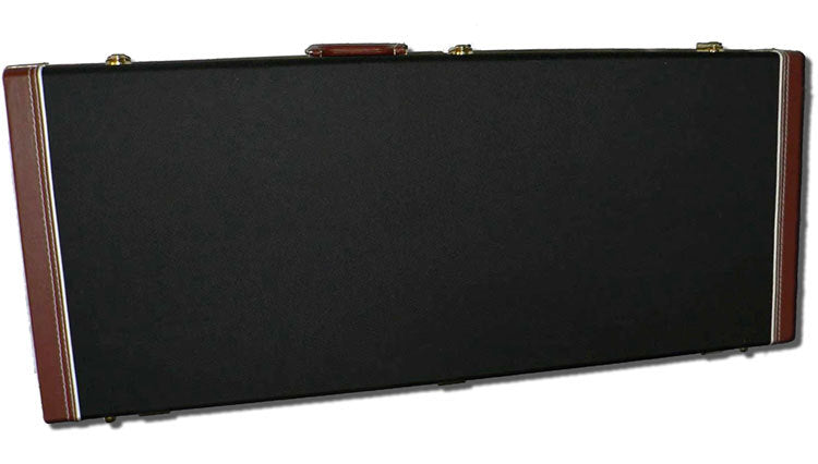 MBT Wooden BC Rich Warlock Electric Guitar Case in Black/Brown