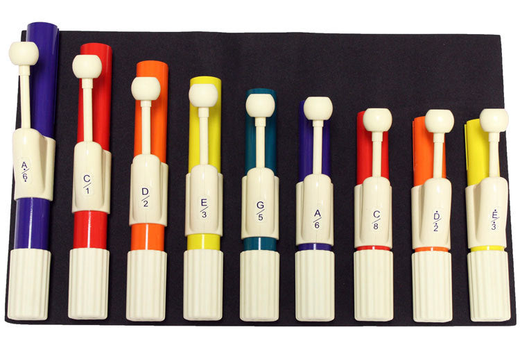 Chroma-Notes Student 9-Note Pentatonic Handchimes Set