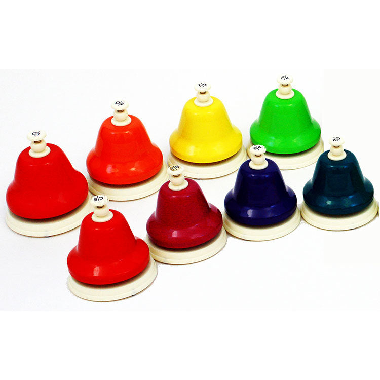 Desk Bell Note Chart Chroma-Notes 8-Note Diatonic Desk Bell Set — Music Man Australia