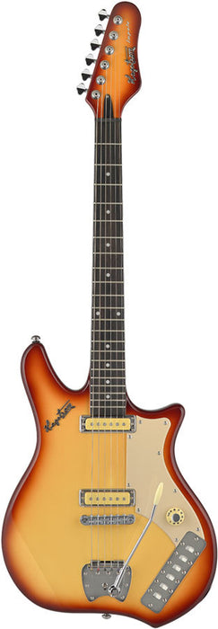 Hagstrom "Taylor York" Impala Retroscape Guitar in Copperburst w/Case