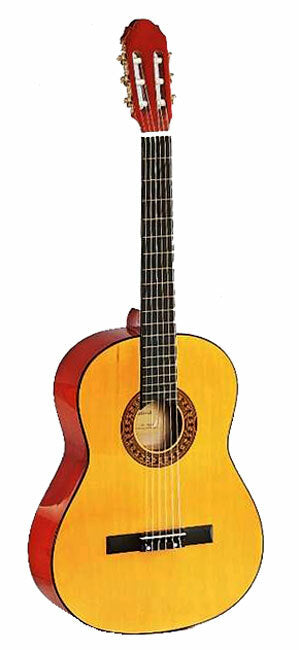 Odessa 4/4-Size Classical/Nylon String Guitar in Amber Gloss Finish