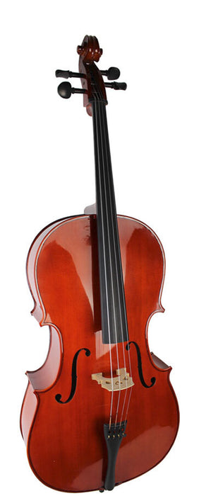 Ernst Keller CB300 Series 4/4 Size Cello Outfit in Gloss Finish