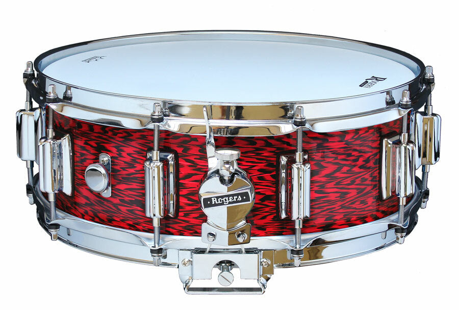 Rogers Dyna-Sonic Beavertail Series Snare Drum in Red Onyx - 14 x 5