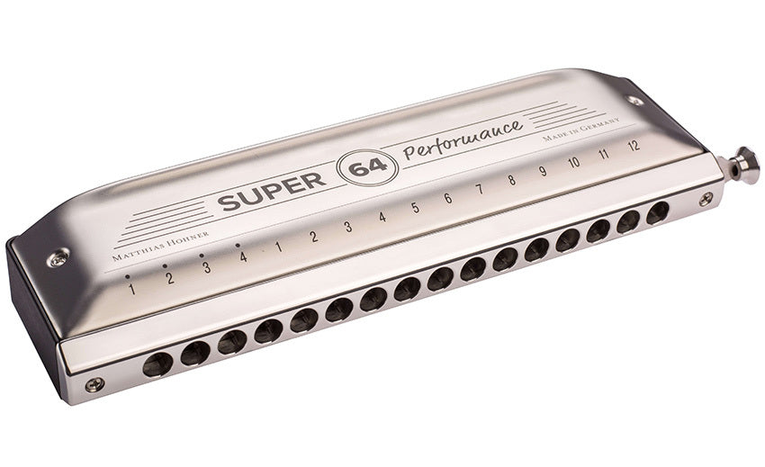 Hohner Super 64 Pro Chromatic Harmonica in the Key of C