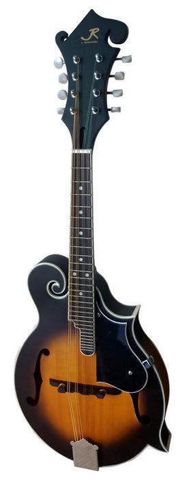 J.Reynolds Deluxe F-Style Mandolin in Satin Tobacco Sunburst F-Style Soundholes