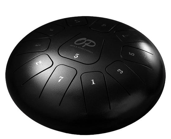 OPUS TONGUE DRUM 12 INCH 11 NOTE STANDARD BLACK