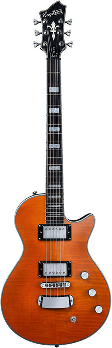 Hagstrom Ultra Max Guitar in Milky Mandarin Satin w/ Case