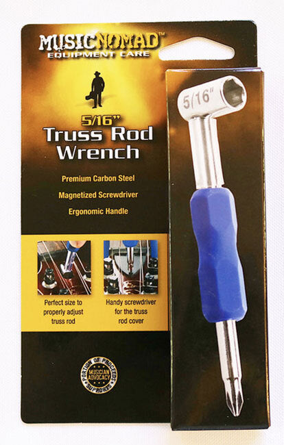 Music Nomad Premium 5/16" Truss Rod Wrench w/ Magnetized Screwdriver