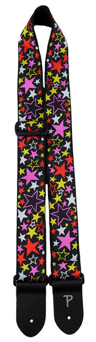 PERRIS 2 INCH GUITAR STRAP STARS
