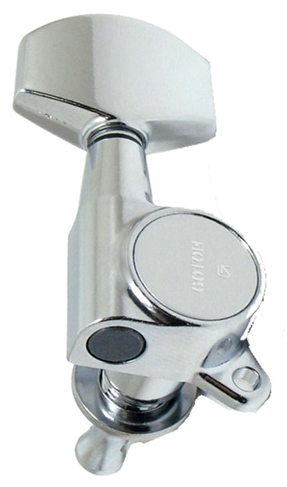 Gotoh SG381 Series Acoustic/Electric Guitar Tuning Machines in Chrome Finish (3+3) with Traditional Chrome Buttons