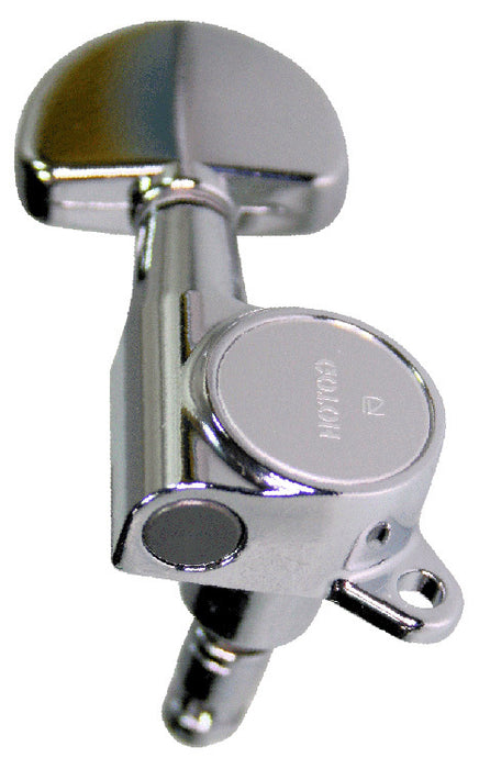 Gotoh SG381 Series Acoustic/Electric Guitar Tuning Machines in Chrome Finish (3+3) with Kidney bean Chrome Buttons