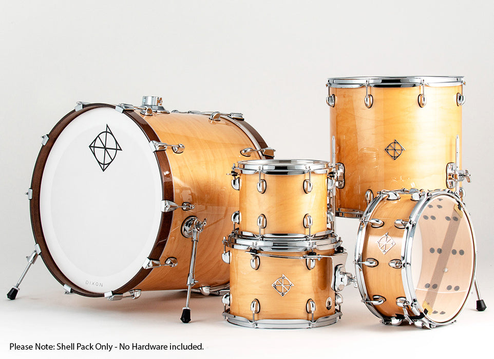 Dixon Cornerstone Maple 522 Series 5-Pce Drum Kit in Natural Maple Gloss