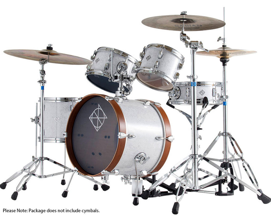 Dixon Jet Set Plus Series 5-Pce Drum Kit in Sub Zero White