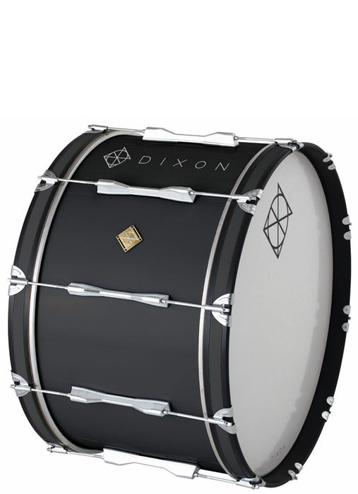 Dixon Wood Marching Bass Drum in Black 18 x 14