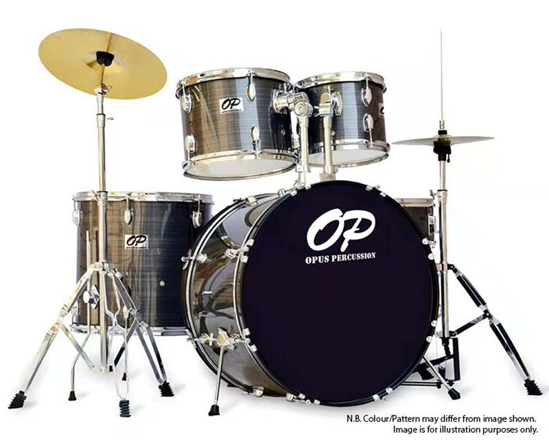 OPUS PERC 6PCE DRUM KIT GREY