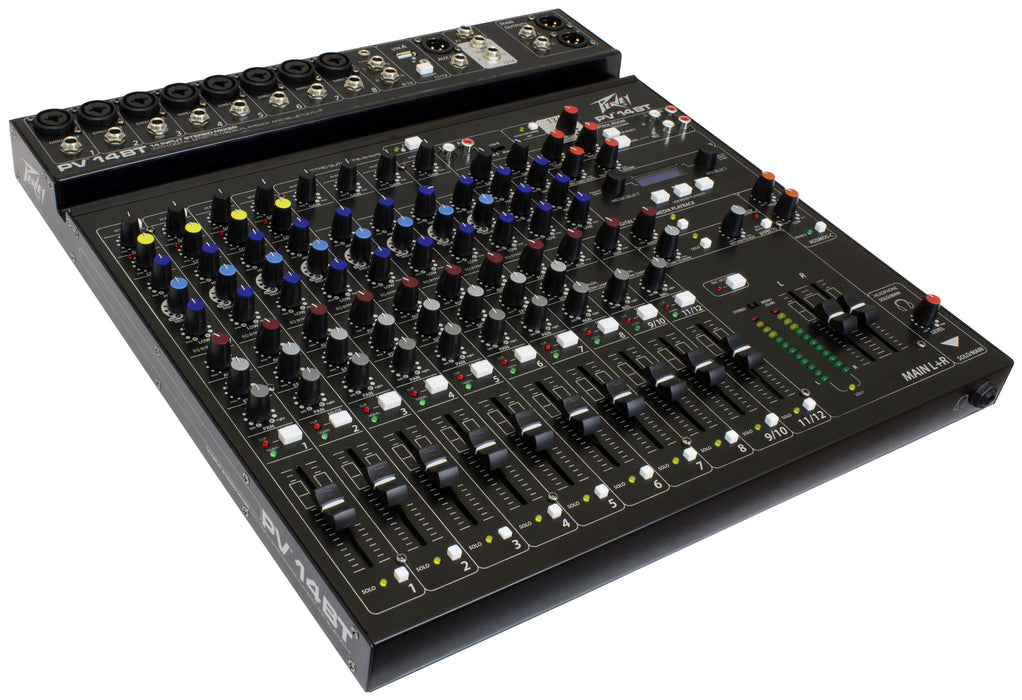 Peavey PV Series PV-14BT Compact 14-Channel Mixer with BT