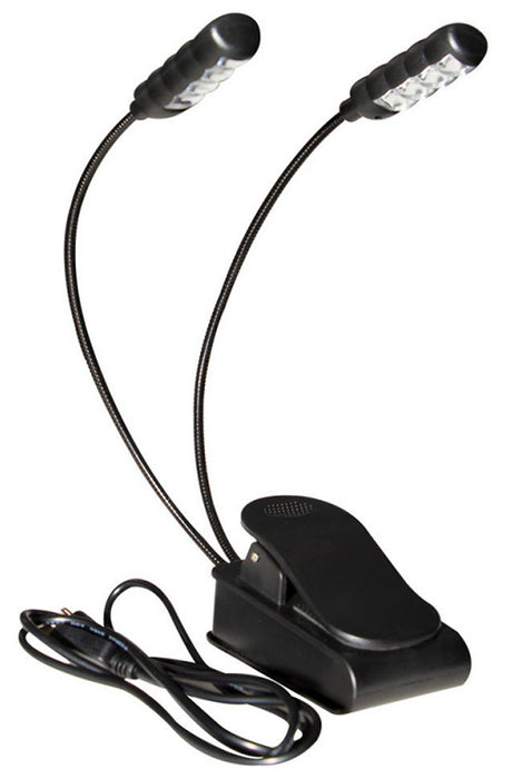 On Stage Clip-On USB Rechargeable Dual Sheet Music Light