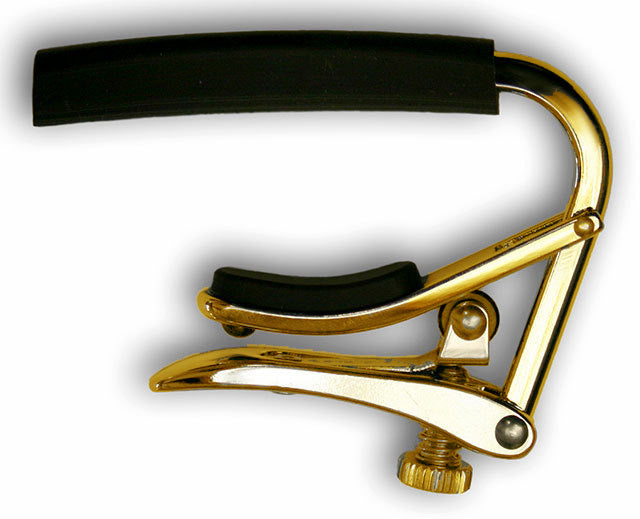 Shubb C3 "Royale" 12-String Guitar Capo in Gold Titanium