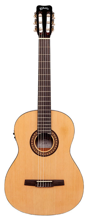 Kohala KG100 Series AC/EL Classical/Nylon String Guitar in Natural Comes with Gig Bag