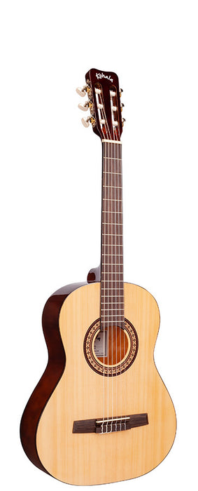 Kohala KG75 Series 3/4-Size Classical/Nylon String Guitar in Natural Comes with Gig Bag