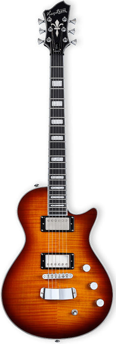 Hagstrom Ultra Max Guitar in Golden Eagle Burst w/ Case