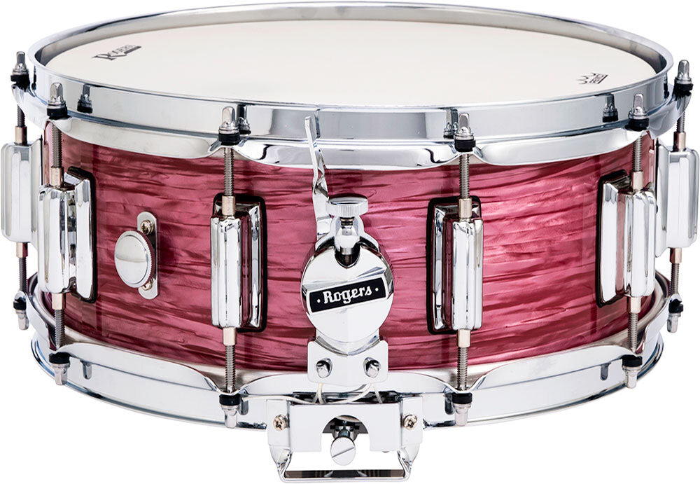 Rogers Dyna-Sonic Custom Series Snare Drum in Red Ripple - 14 x 6.5