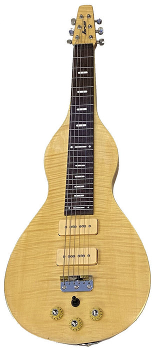 Vorson 6-String Solid Body Lap Steel Guitar in Natural Finish Comes with Padded Gig Bag