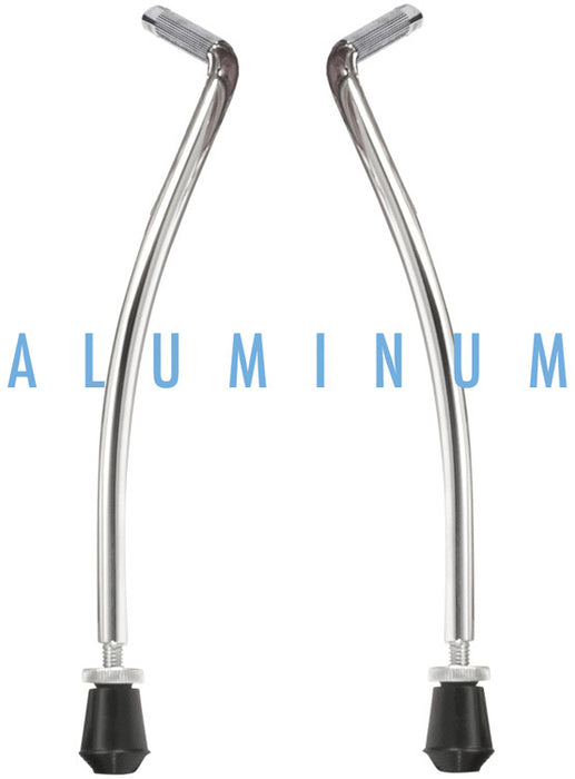 Rogers Aluminum Bass Drum Gull Wing Spurs - Pk 2