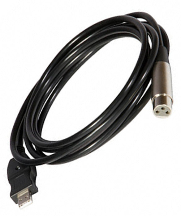 On Stage 10ft Microphone Cable (XLR Female to USB)