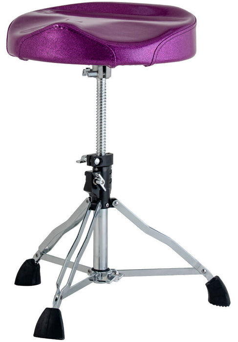 Dixon Medium Weight Double Braced Wormthread Motostyle Drum Throne in Purple