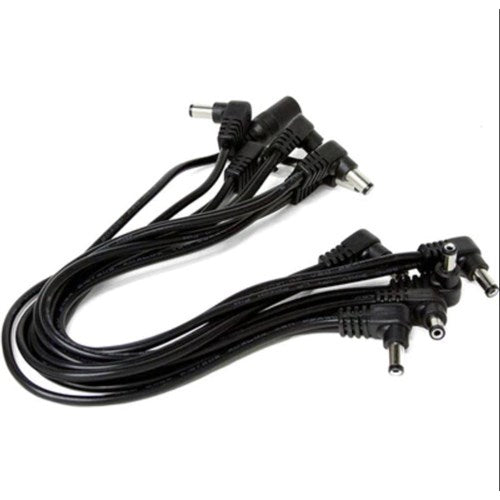 10-Plug Angled Head DC Power Cable