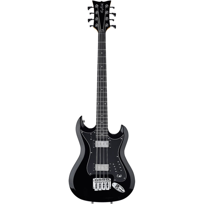 Hagstrom H8-II Bass Guitar in Black Gloss w/ Case