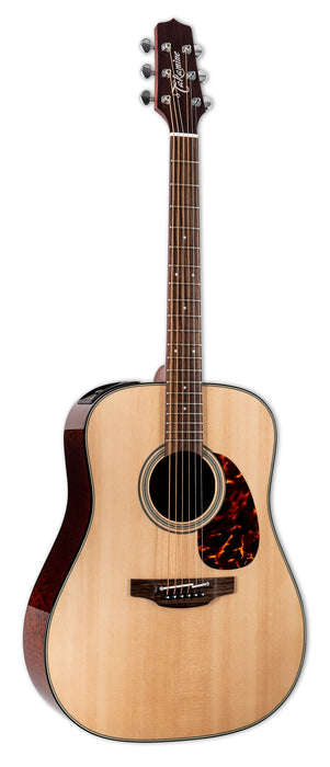 TAKAMINE AC/EL DREADNOUGHT SOLID SPRUCE TOP W/CASE