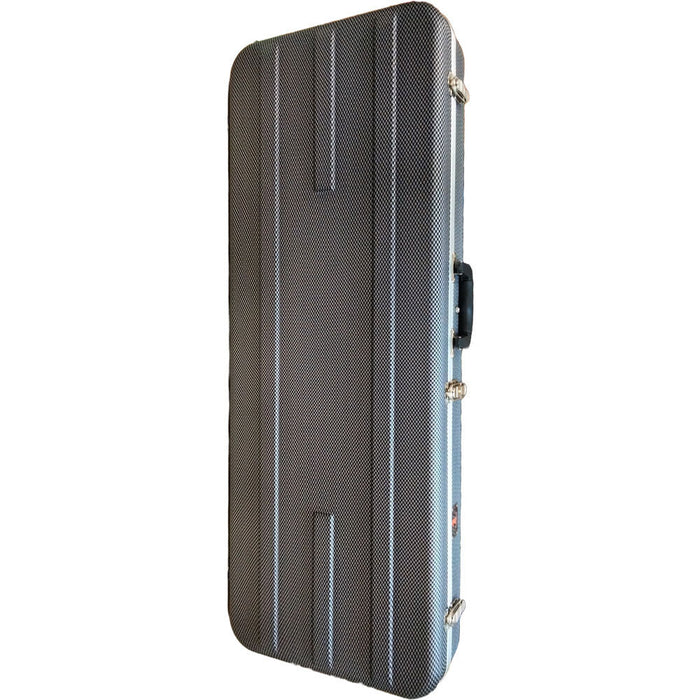 Torque Deluxe ABS Rectangular Electric Guitar Case in Black/White