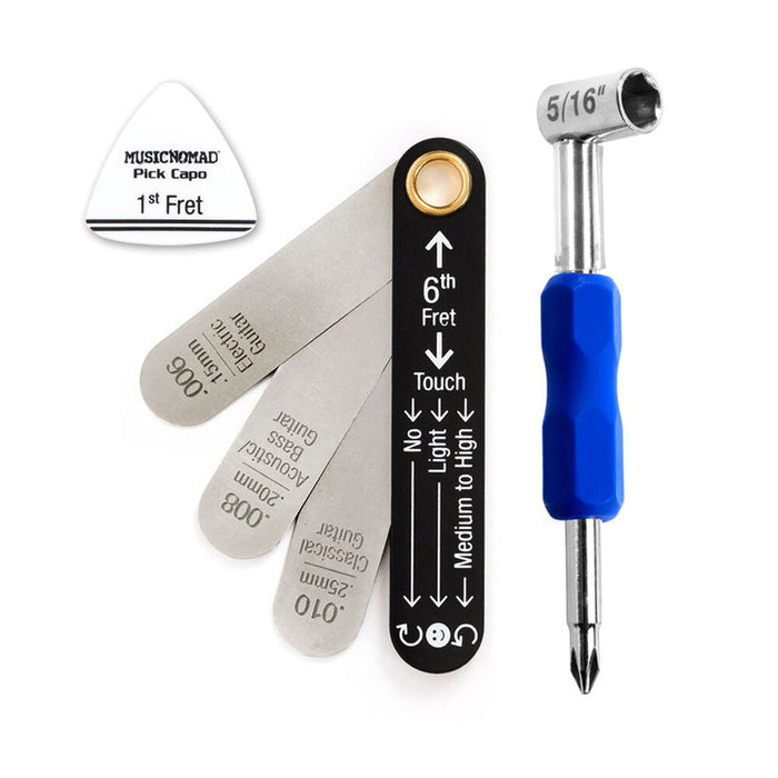 Music Nomad Truss Rod Neck Relief Measure & Adjust Kit for GIBSON/PRS/USA Guitars