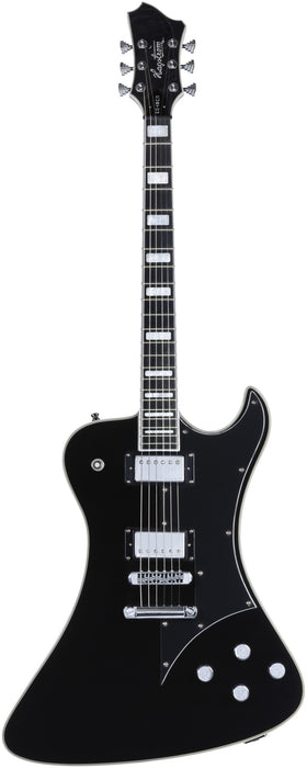 HAGSTROM FANTOMEN CUSTOM BLACK GLOSS W/CASE
