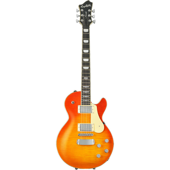 Hagstrom New Generation Swede Guitar in Mandarin Burst w/ Case