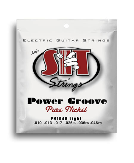 SIT Power Groove Pure Nickel Electric Guitar Light String Set (10-46)
