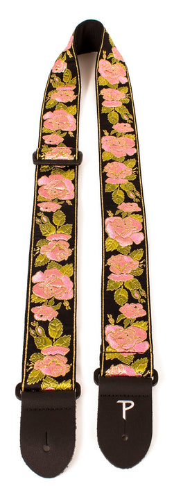 PERRIS 2" PINK METALLIC ROSE STRAP