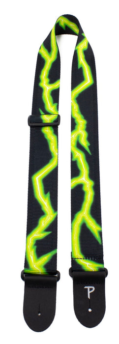 PERRIS 2" RIBBED NEON GREEN STRAP